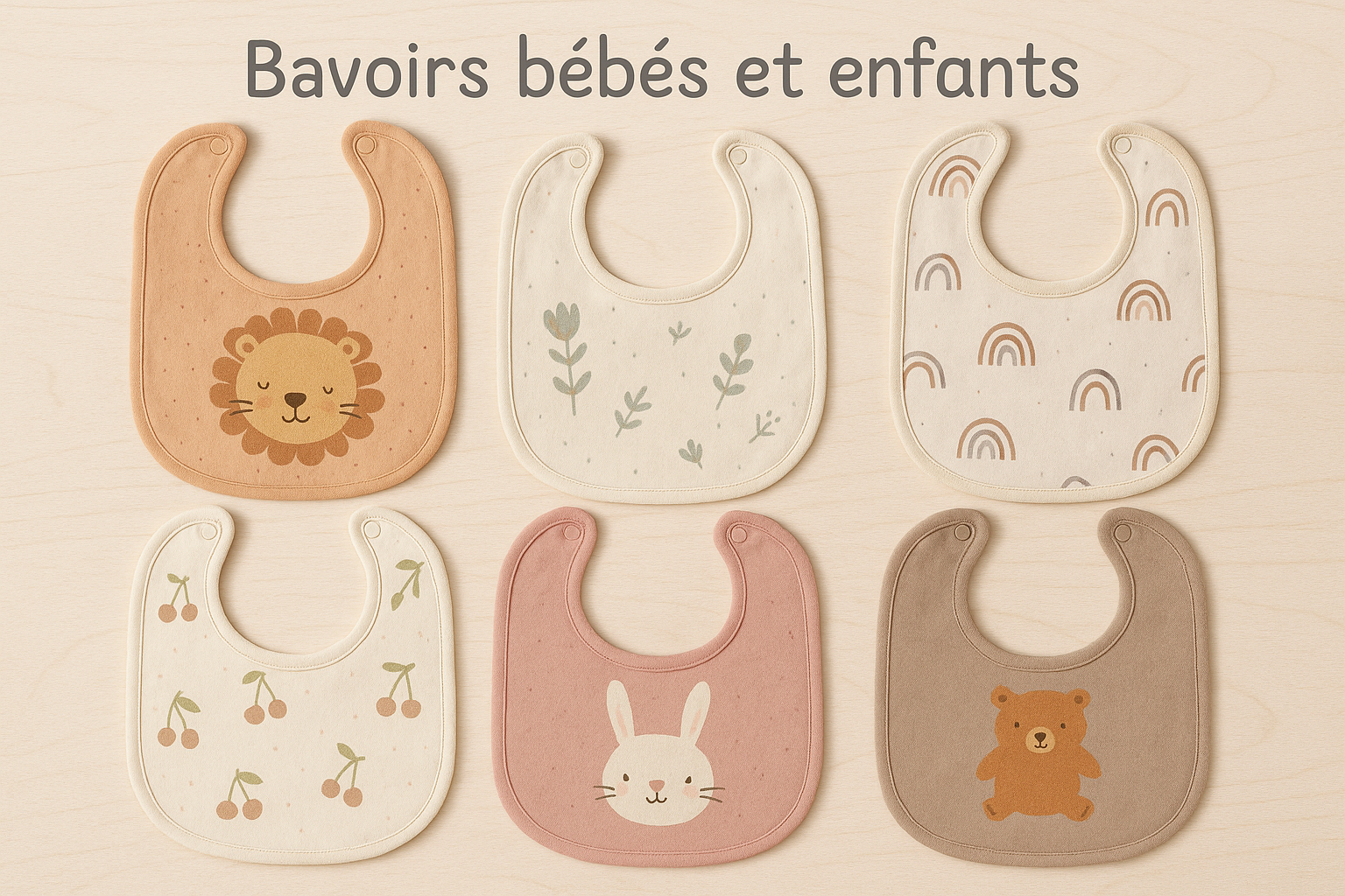 Bavoirs bébés et enfants - Couettes et Chouquettes