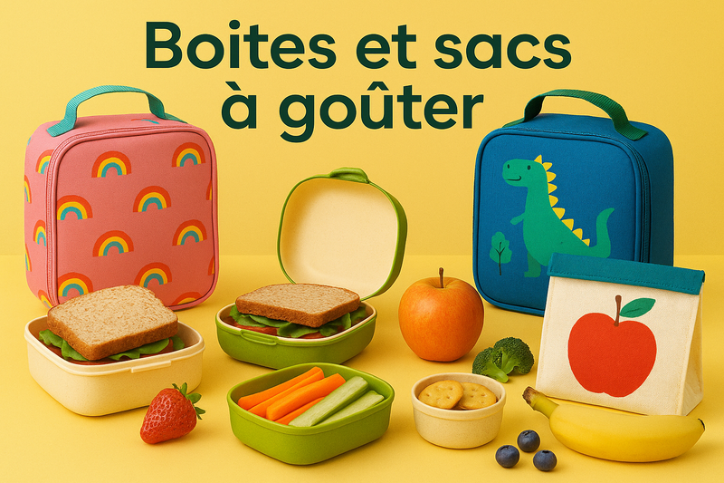 Boîtes et sacs à goûter - Couettes et Chouquettes