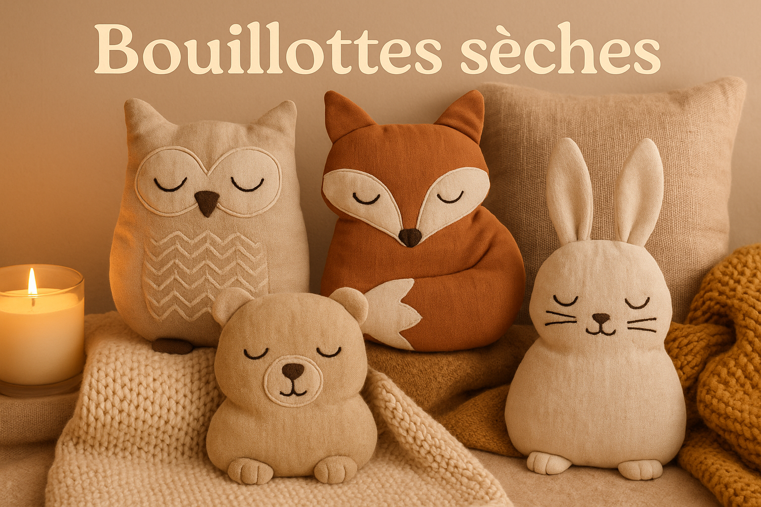 Bouillottes sèches - Couettes et Chouquettes
