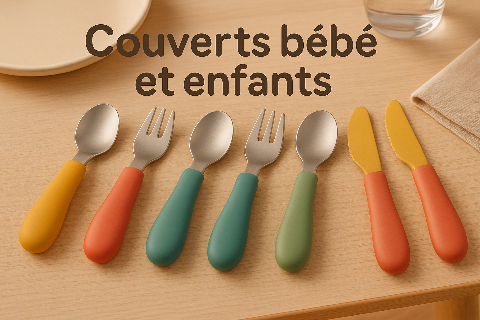 Couverts bébé et enfants - Couettes et Chouquettes