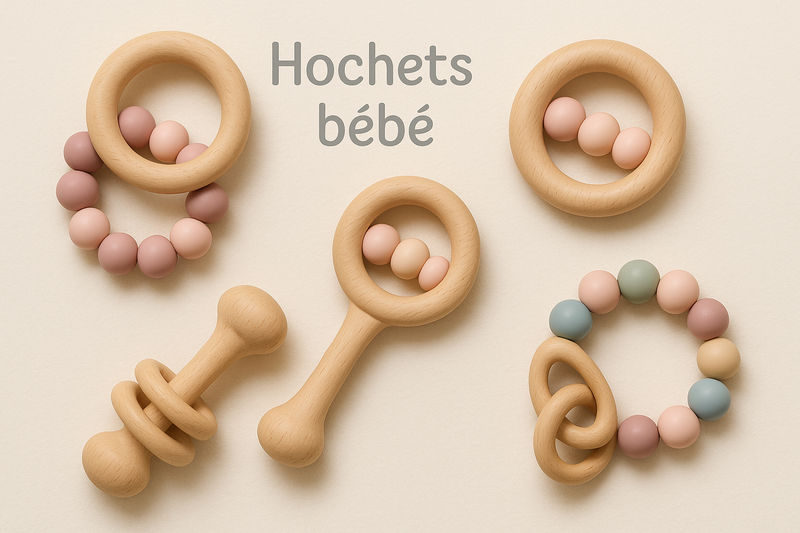 Hochets bébé - Couettes et Chouquettes