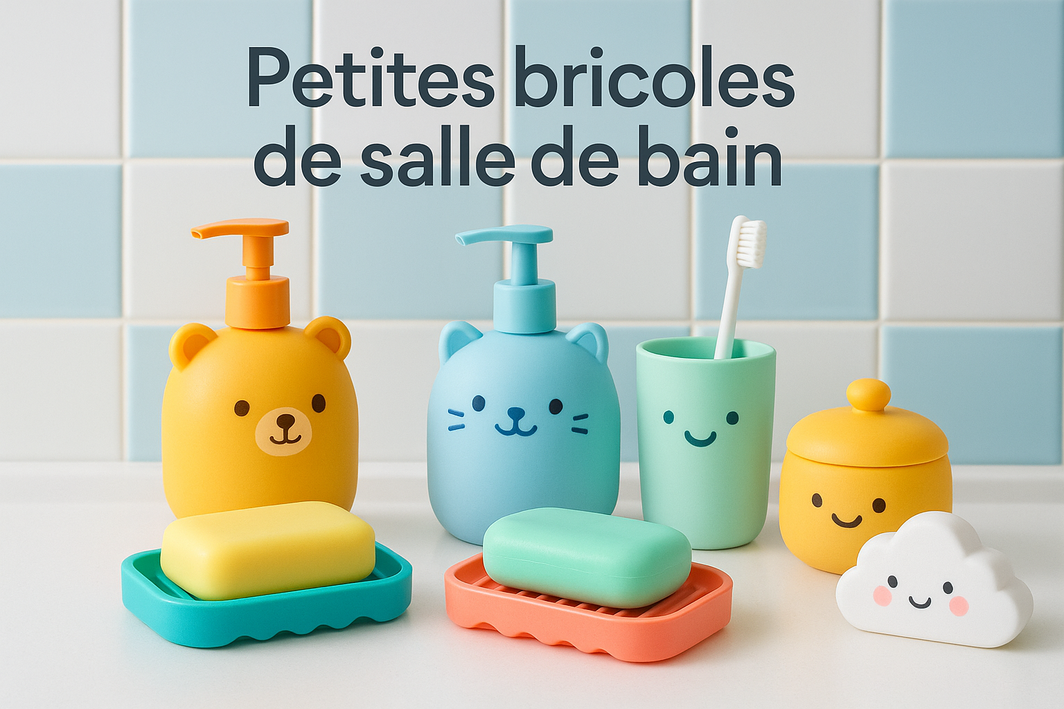 Petites bricoles de salle de bain - Couettes et Chouquettes