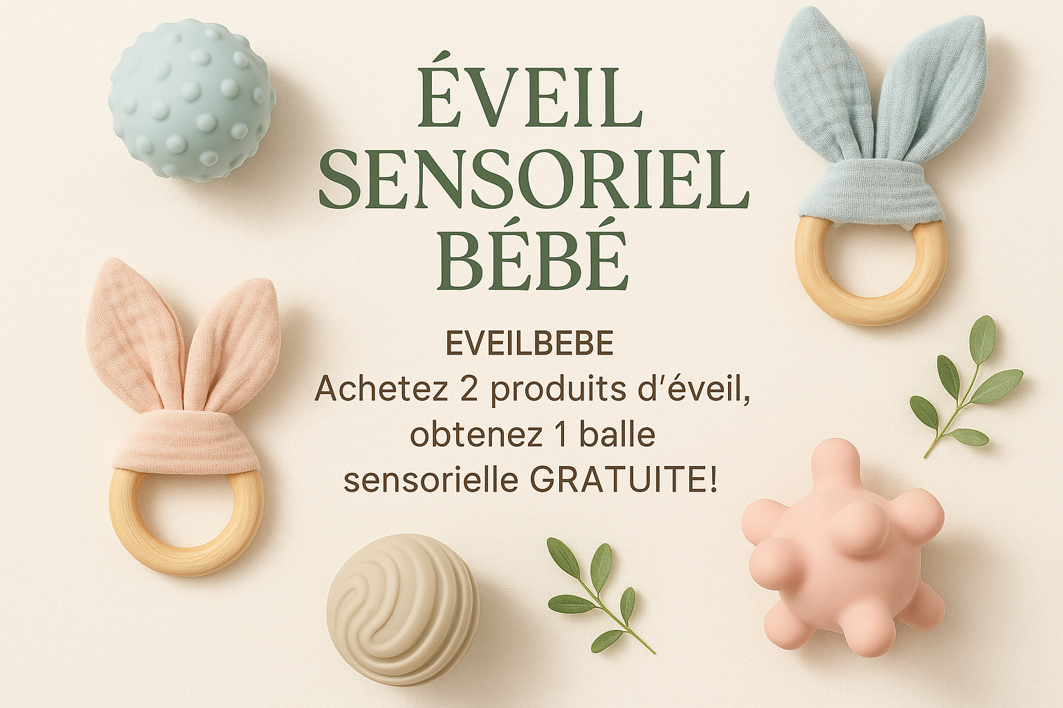 Éveil Sensoriel Bébé - Couettes et Chouquettes