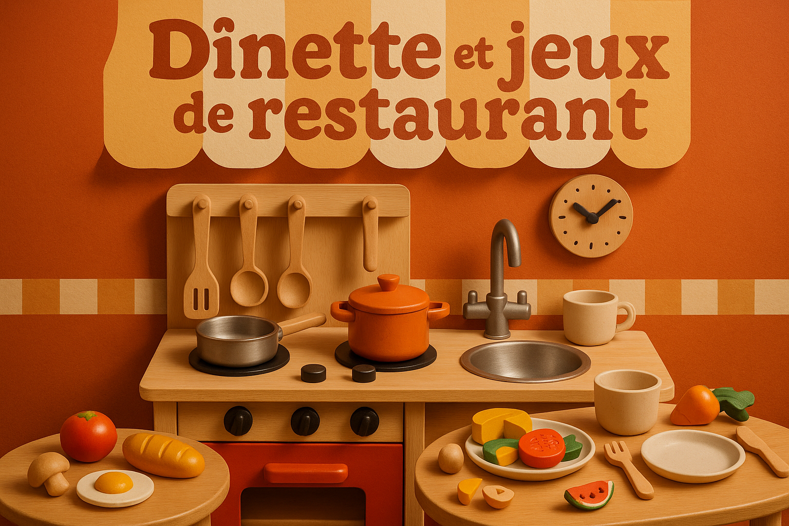 Dînette et jeux de restaurant - Couettes et Chouquettes