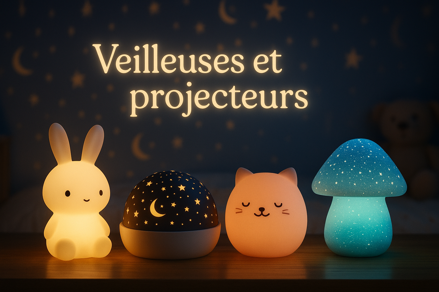 Veilleuses et projecteurs - Couettes et Chouquettes