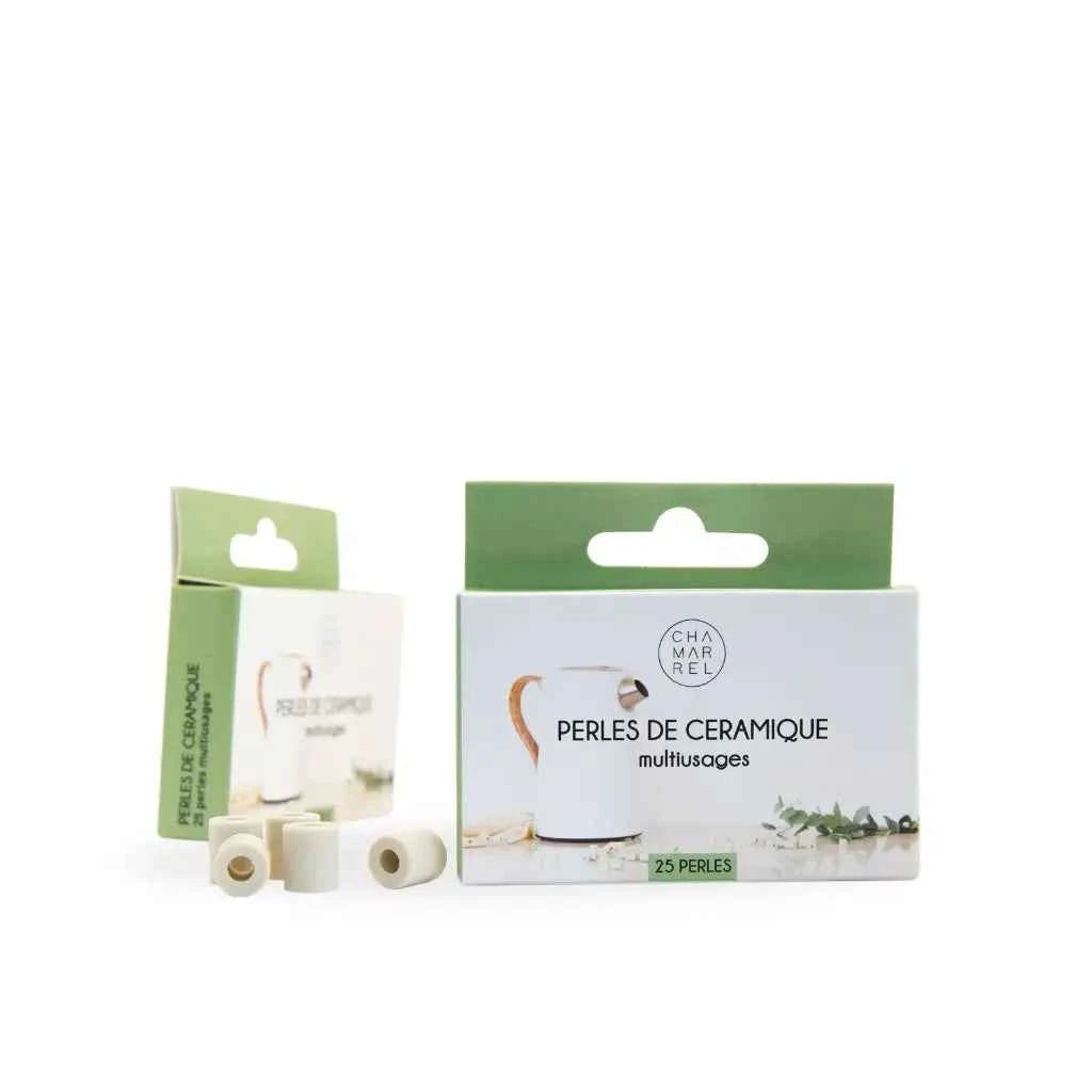 Perles de céramique EM | Boîte de 25 - Couettes et Chouquettes