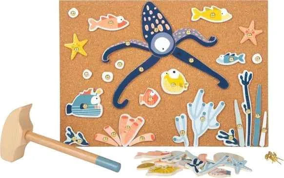 Jeu de marteau vie marine - Couettes et Chouquettes