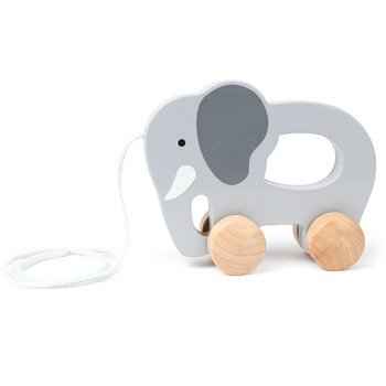 Jouet à tirer - Elephant à tirer - Couettes et Chouquettes