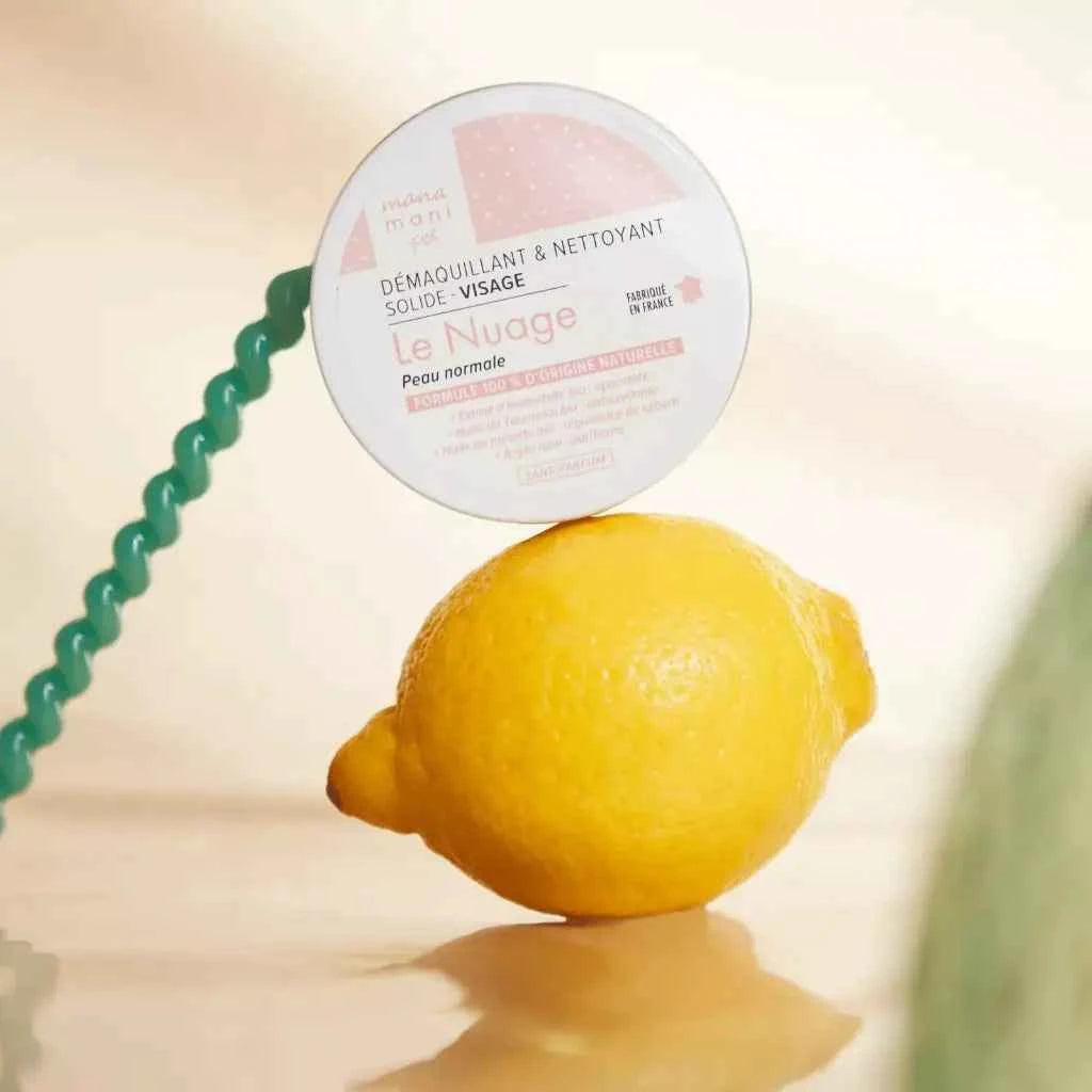 Nettoyant visage | Démaquillant solide - Couettes et Chouquettes