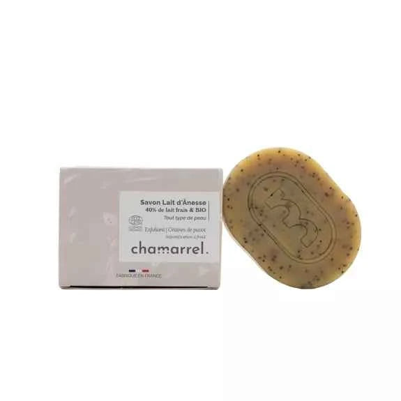 Savon lait d'ânesse 40% | Certifié bio (Exfoliant | Graines de pavot) - Couettes et Chouquettes