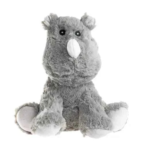 Bouillotte peluche rhino gris - Couettes et Chouquettes