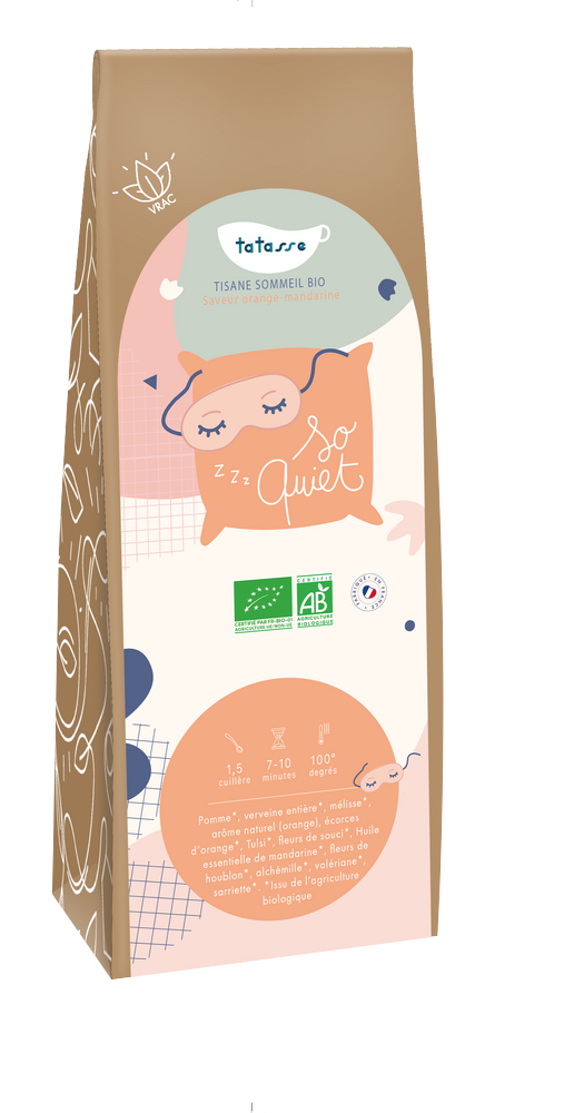 Tisane Sommeil "SO QUIET" - Couettes et Chouquettes