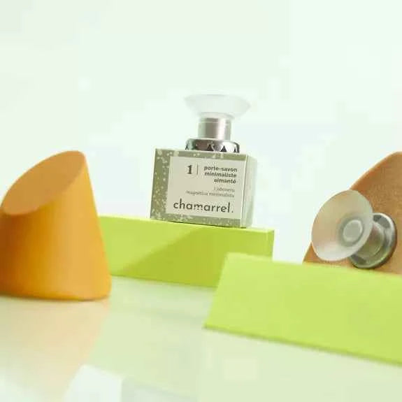 Porte-savon ventouse aimanté français - BoîteX1 - Couettes et Chouquettes