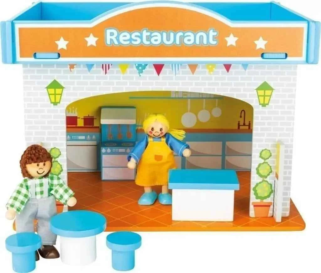 Maison de poupée Restaurant - Couettes et Chouquettes