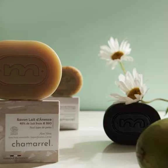 Savon lait d'ânesse 40% | Certifié bio (Avocat & amande douce) - Couettes et Chouquettes