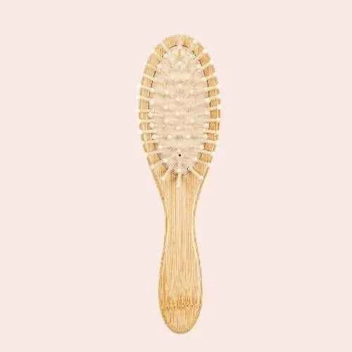 Brosse à cheveux enfants en bambou - Couettes et Chouquettes