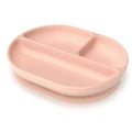 Assiette compartimentée en silicone - Blush - Couettes et Chouquettes