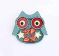 Assiette en Silicone avec Pots Hibou - Couettes et Chouquettes