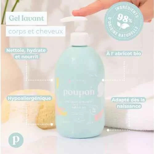 Gel lavant corps et cheveux - Couettes et Chouquettes