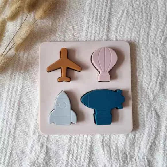 Figurines en silicone à assembler - Avion - Couettes et Chouquettes