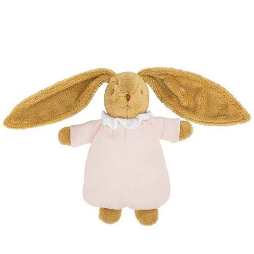 Lapin Nid d'Ange Doudou Hochet (20cm): Rose Poudré - Couettes et Chouquettes