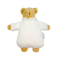 Ours Nid d'Ange Doudou avec Hochet - Coton Bio Ivoire - Couettes et Chouquettes