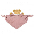 Ours Triangle Doudou Hochet (20cm): Rose - Couettes et Chouquettes